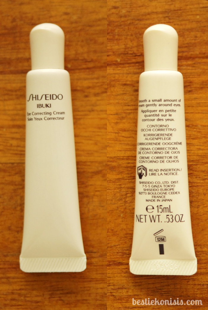 Shiseido Ibuki Eye Correcting Cream