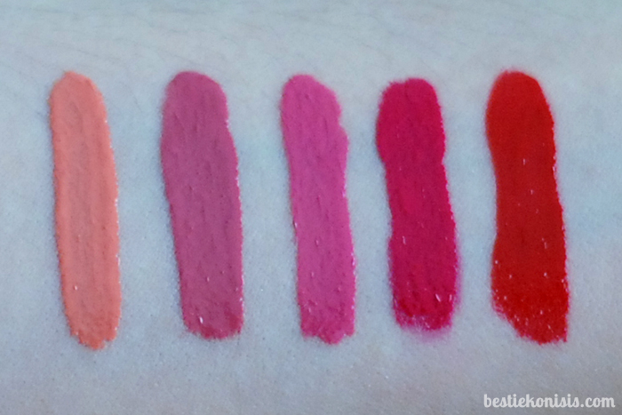 Rimmel Apocalips Show Off Lip Lacquer Swatches