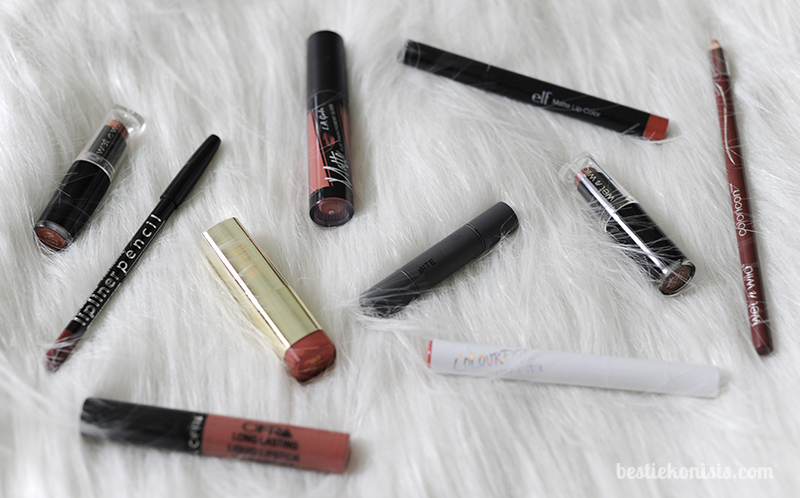 everyday affordable lipsticks lip liners
