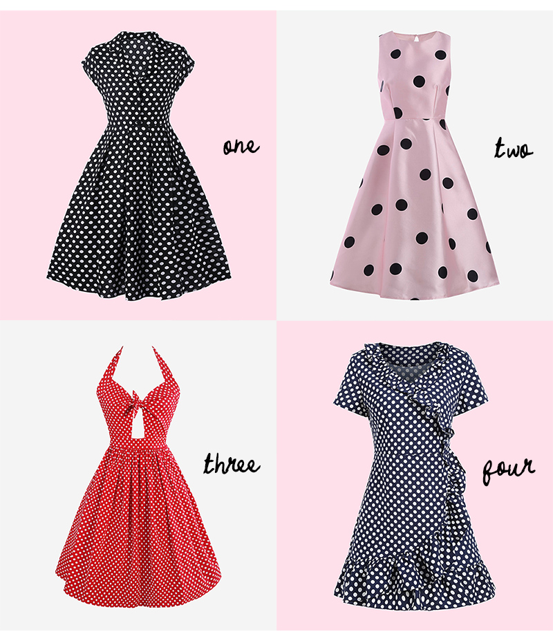 polka dot dresses online